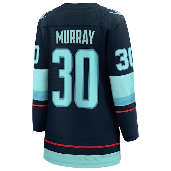 Matt Murray Seattle Kraken  Women's Home Breakaway Jersey - Deep Sea Blue