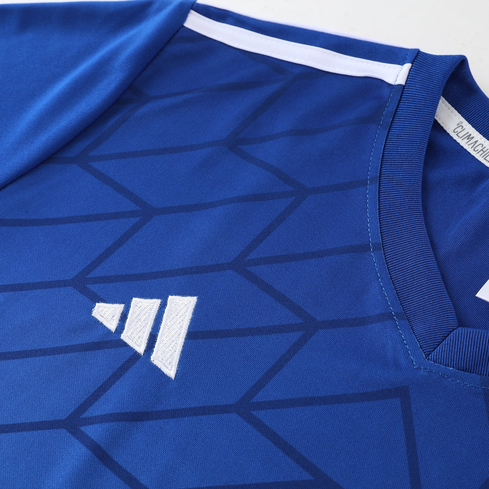 Adidas Short Sleeve Training Jersey Set - AD05- Dark Blue