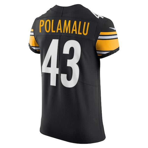 Troy Polamalu Pittsburgh Steelers Nike Retired Player Elite Jersey - Black