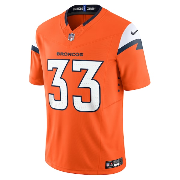 Javonte Williams Denver Broncos Nike Vapor F.U.S.E. Limited Jersey - Orange
