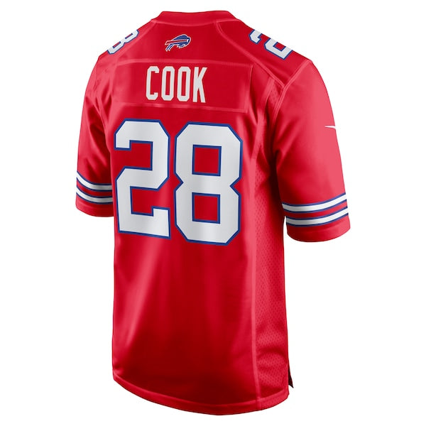 James Cook Buffalo Bills Nike Alternate Game Jersey - Red