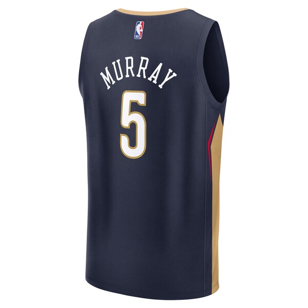 Dejounte Murray New Orleans Pelicans  Youth Fast Break Replica Player Jersey - Icon Edition - Navy
