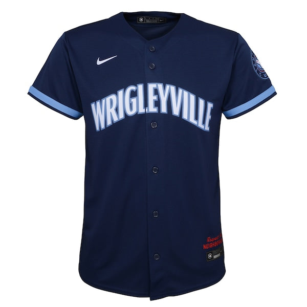 Chicago Cubs Nike Youth City Connect Replica Jersey - Navy