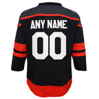 Carolina Hurricanes Youth Home Replica Custom Jersey - Black