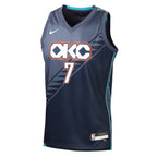 Chet Holmgren Oklahoma City Thunder Nike Youth 2025/26 City Edition Swingman Jersey - Navy