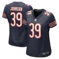 Quindell Johnson Chicago Bears Nike Women's Team Game Jersey -  Navy
