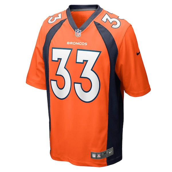 Javonte Williams Denver Broncos Nike Player Game Jersey - Orange/Navy