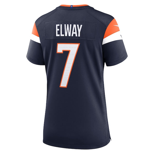 John Elway Denver Broncos Nike Women's Retired Player Alternate Game Jersey - Navy