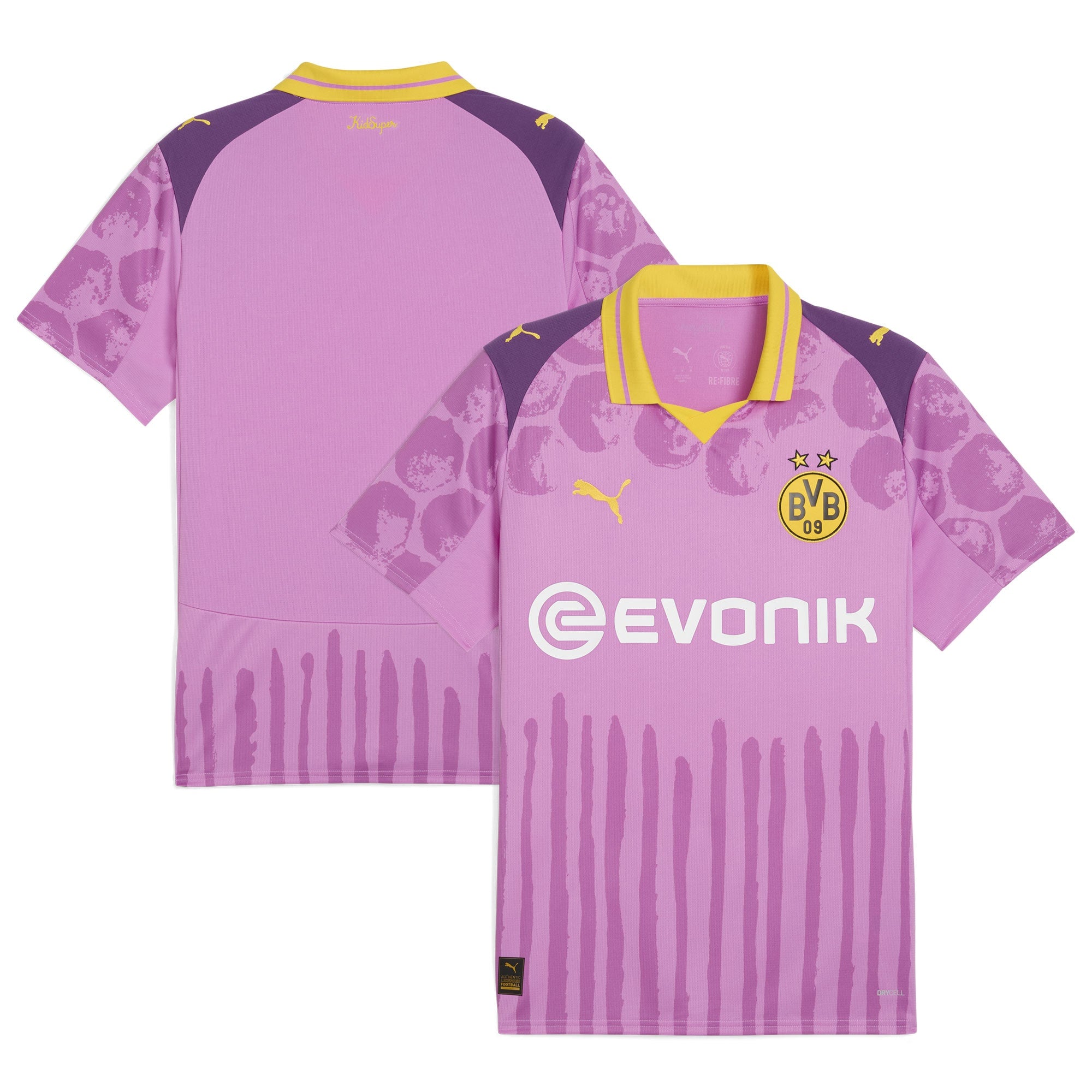 Borussia Dortmund Puma x KidSuper 2025 FIFA Club World Cup Replica Jersey - Yellow/Pink