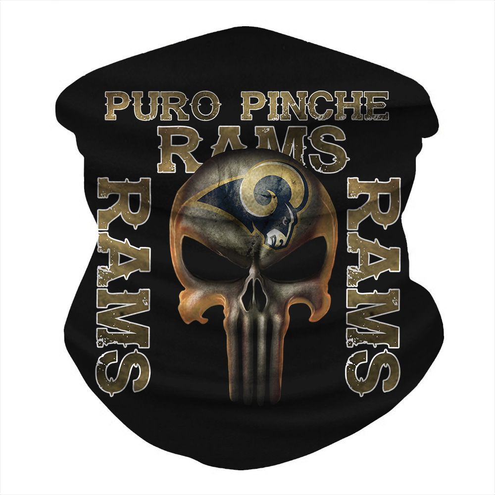 LOS ANGELES RAMS & SKULL FACE MASK BANDANAS