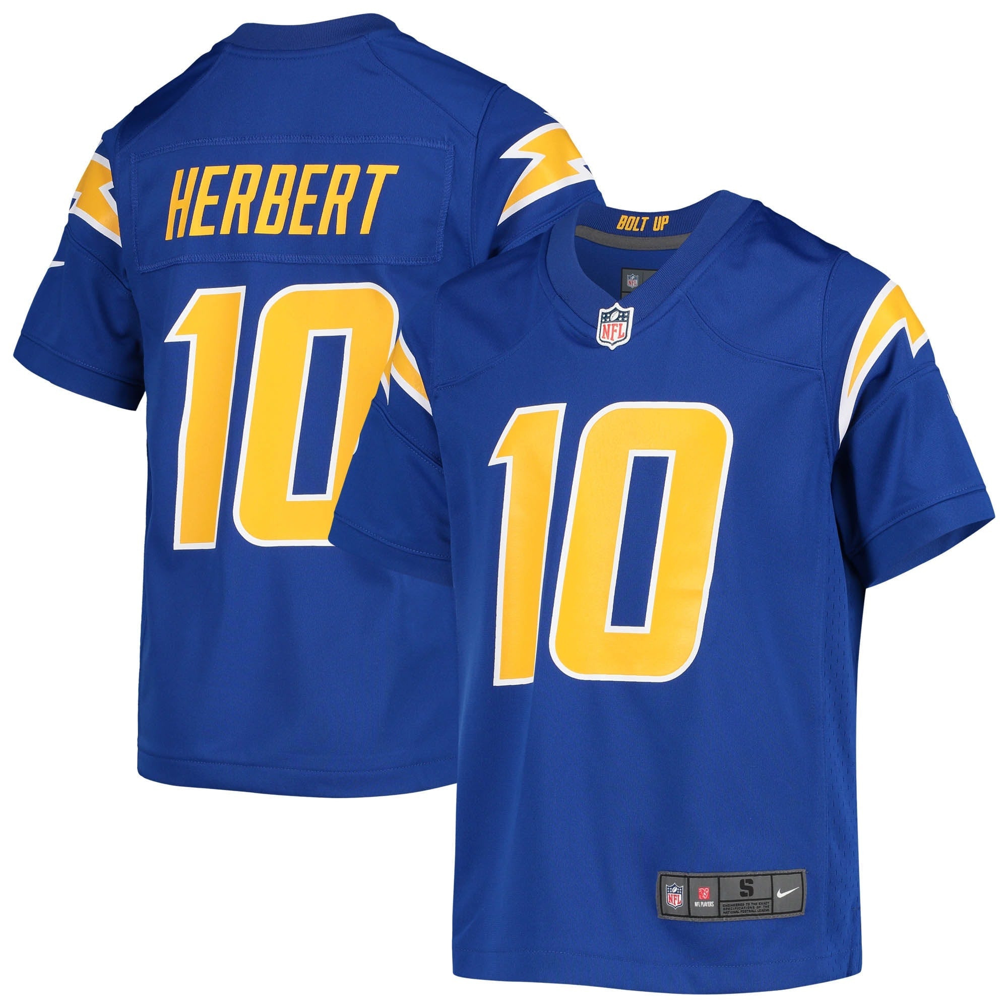 Justin Herbert Los Angeles Chargers Nike Youth Game Jersey - Navy/Powder Blue/Royal/White