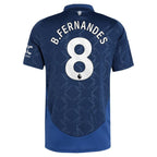Bruno Fernandes Manchester United adidas 2024/25 Away Replica Player Jersey - Navy