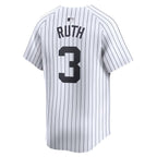Babe Ruth New York Yankees Nike Home Limited Player Jersey - White