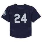 Ken Griffey Jr. Seattle Mariners Toddler Cooperstown Collection Mesh Batting Practice Jersey - Navy