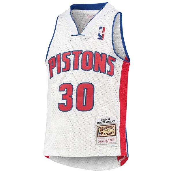 Rasheed Wallace Detroit Pistons Youth 2003/04 Hardwood Classics Swingman Jersey - White