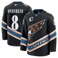 Alexander Ovechkin Washington Capitals  Alternate 50th Anniversary Premium Jersey - Black/White/Red