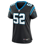 DJ Johnson Carolina Panthers Nike Women's  Game Jersey -  Black