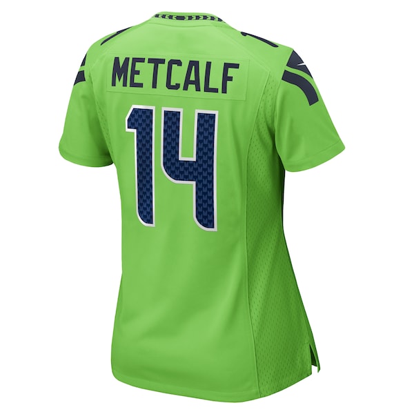 DK Metcalf Seattle Seahawks Nike Women's  Game Jersey - Neon Green