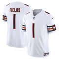 Justin Fields Chicago Bears Nike Vapor F.U.S.E. Limited Jersey - White/Navy/Orange