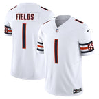 Justin Fields Chicago Bears Nike Vapor F.U.S.E. Limited Jersey - White/Navy/Orange