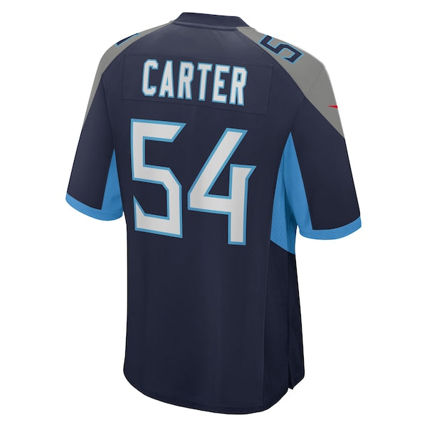 Lorenzo Carter Tennessee Titans Nike Team Game Jersey -  Navy