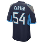 Lorenzo Carter Tennessee Titans Nike Team Game Jersey -  Navy