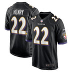 Derrick Henry Baltimore Ravens Nike Alternate Game Jersey -  Black/Purple