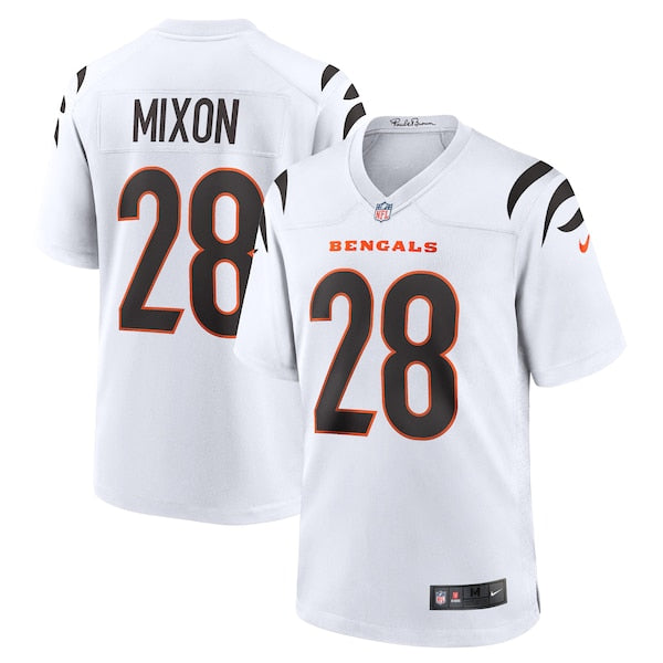 Joe Mixon Cincinnati Bengals Nike Away Game Player Jersey - White/Orange