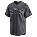 New York Mets Nike 2024 City Connect Blank Limited Jersey - Graphite