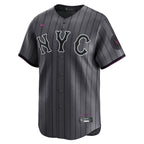 New York Mets Nike 2024 City Connect Custom Limited Jersey - Graphite