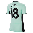 Christopher Nkunku Chelsea Nike Women's 2023/24 Third Stadium Replica Player Jersey - Mint