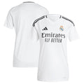 Los Merengues adidas Women's 2024/25 Home Replica Jersey - White