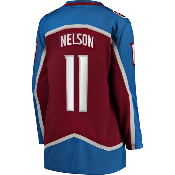 Brock Nelson Colorado Avalanche  Women's Home Breakaway Player Jersey - Burgundy
