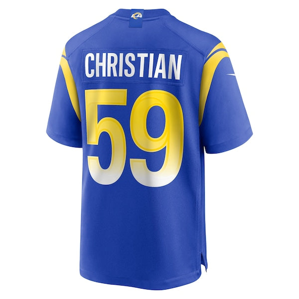 Geron Christian Los Angeles Rams Nike Team Game Jersey -  Royal