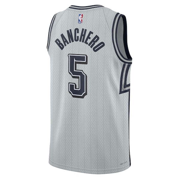 Paolo Banchero Orlando Magic Nike Unisex 2024/25 Swingman Player Jersey - City Edition - Silver