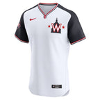 Washington Nationals Nike Alternate Vapor Premier Elite Patch Jersey - White