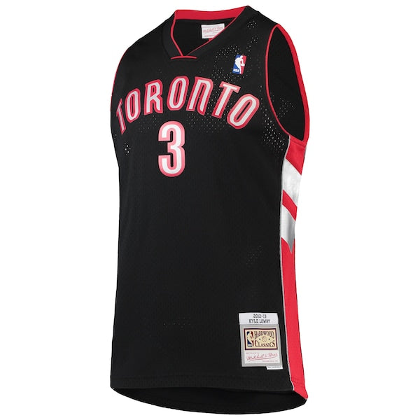 Kyle Lowry Toronto Raptors 2001/02 Hardwood Classics Swingman Jersey - Black