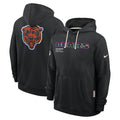 Chicago Bears Nike 2025 NFL Crucial Catch Sideline Standard Issue Dri-FIT Hoodie - Black