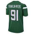 John Franklin-Myers New York Jets Nike Game Jersey - Gotham Green