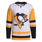 Pittsburgh Penguins adidas Away Primegreen Authentic Jersey – White