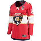 Sam Reinhart Florida Panthers  Women's Home 2024 Stanley Cup Champions Breakaway Player Jersey – Red
