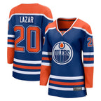 Curtis Lazar Edmonton Oilers  Women's Home Breakaway Jersey - Royal