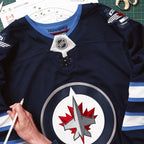 Winnipeg Jets  Home Authentic Pro Jersey - Navy