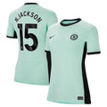 Nicolas Jackson Chelsea Nike Women's 2023/24 Third Stadium Replica Player Jersey - Mint