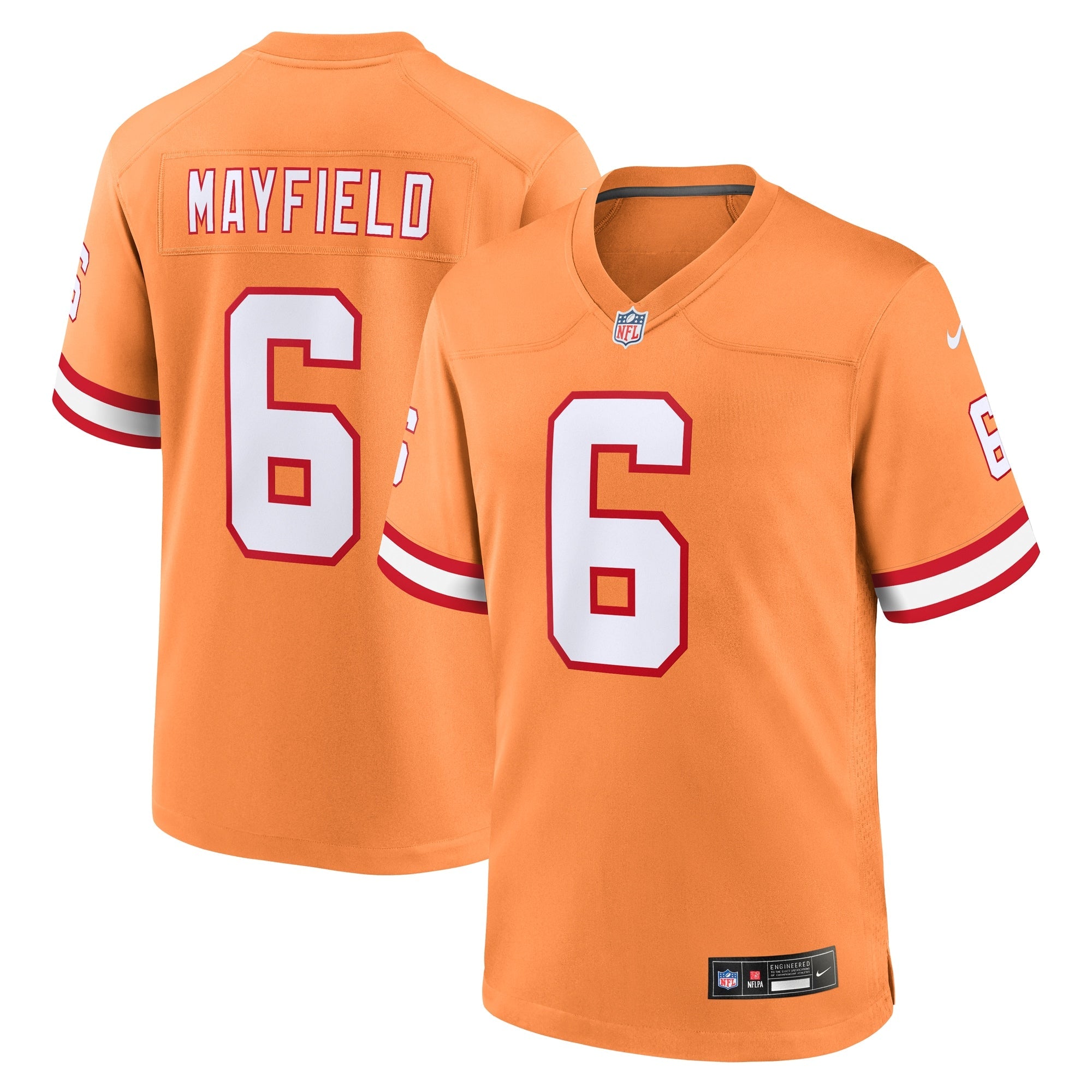 Baker Mayfield '76 Tampa Bay Buccaneers Nike  Player Game Jersey - White/Red/Orange
