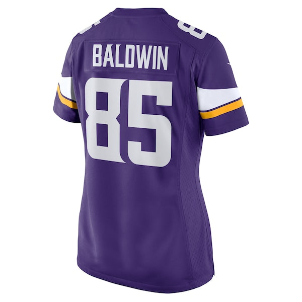 Daylen Baldwin Minnesota Vikings Nike Women's  Game Jersey -  Purple