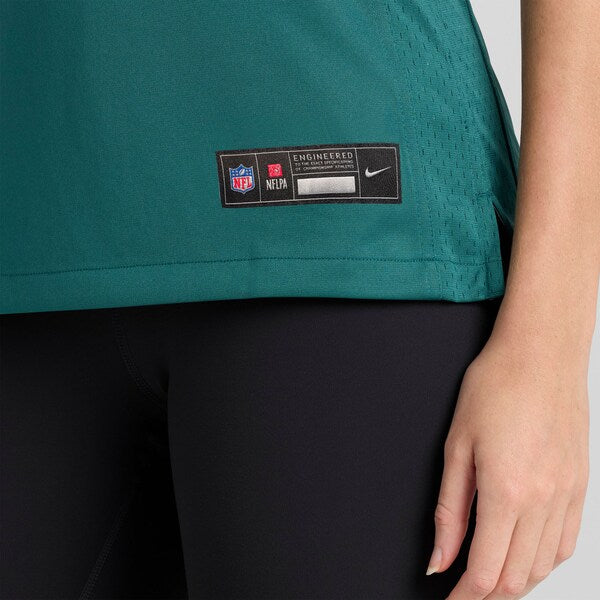 Charley Hughlett Philadelphia Eagles Nike Women's Team Game Jersey - Midnight Green