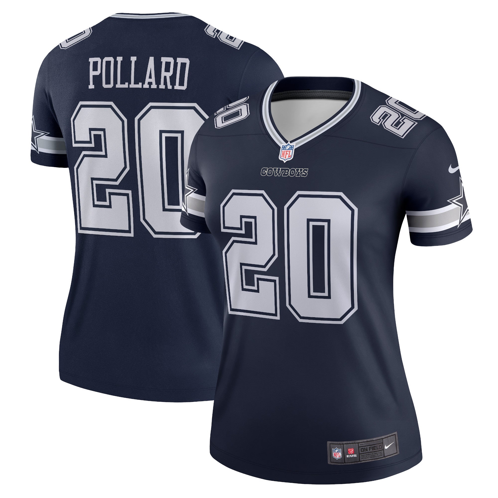 Tony Pollard Dallas Cowboys Nike Women's Alternate Legend Jersey - White/Navy