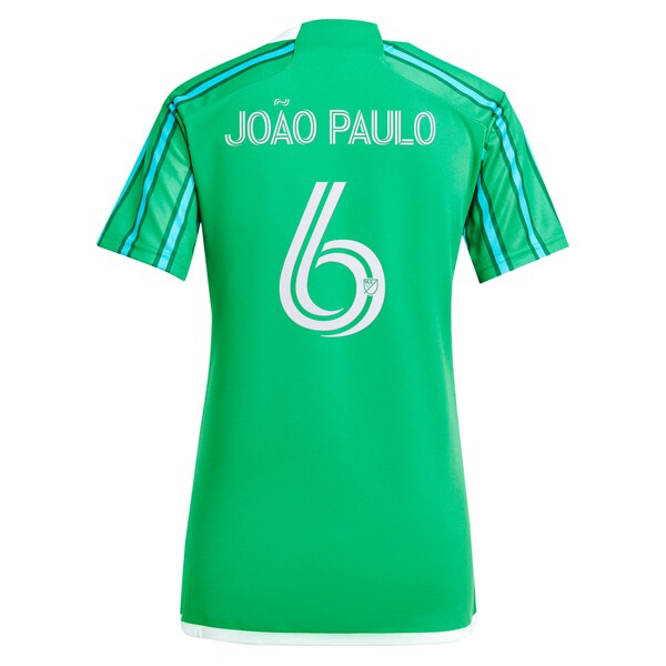 Joao Paulo Seattle Sounders FC adidas Women's 2024 The Anniversary Kit Replica Player Jersey – Green