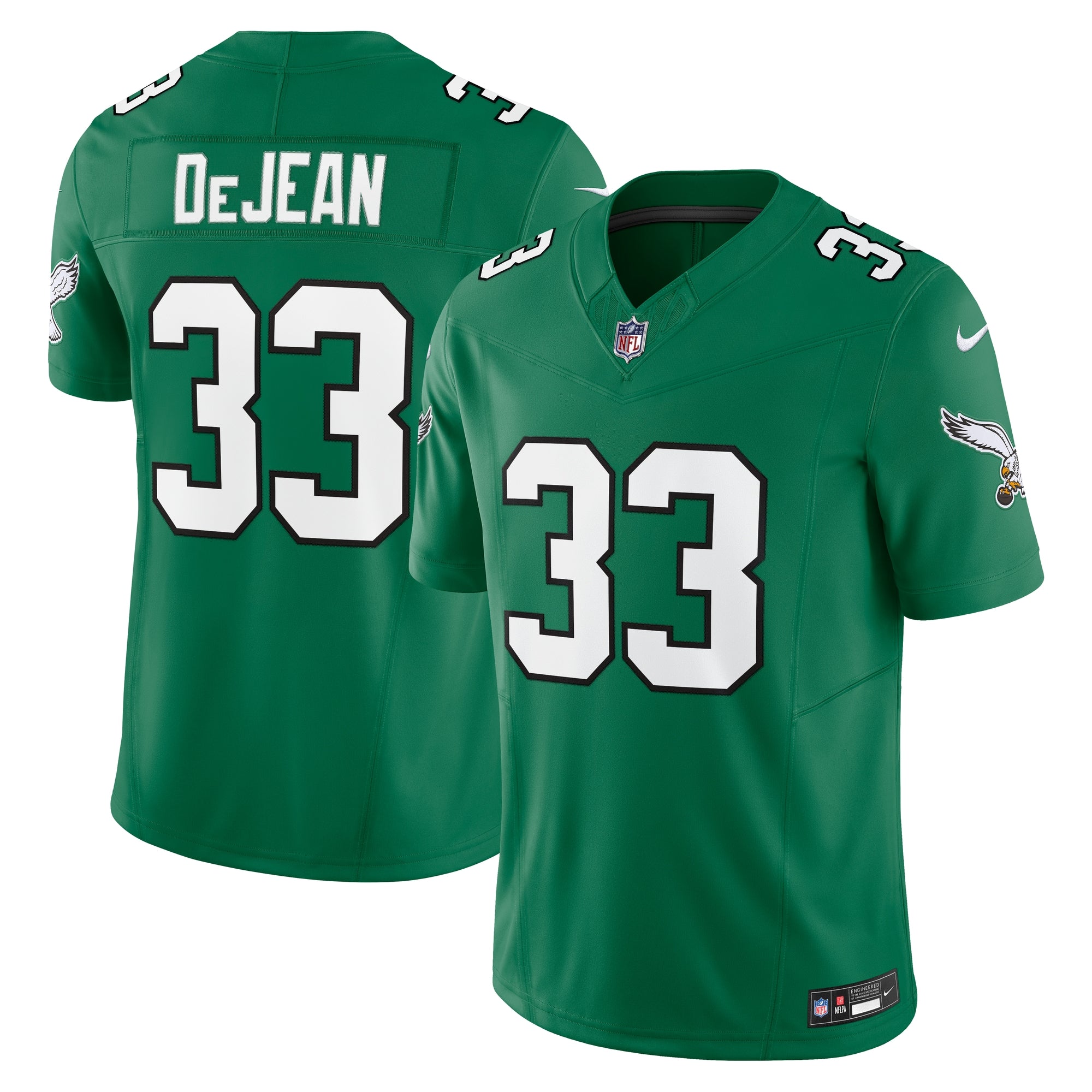 Cooper DeJean Philadelphia Eagles Nike Alternate  Vapor F.U.S.E. Limited Jersey - Black/Green/Kelly Green
